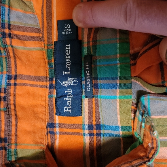 Polo Plaid Short Sleve Button Down - Picture 2 of 4